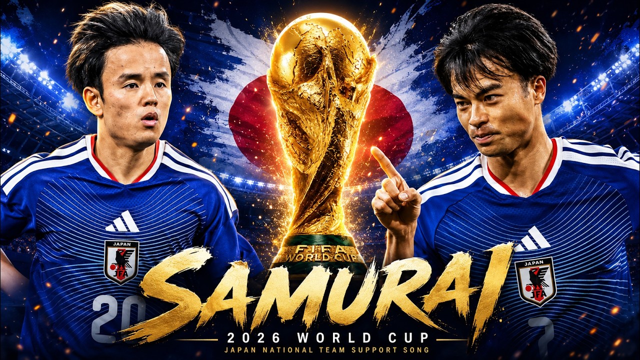 ワールドカップ 日本代表 応援歌 2026/SAMURAI BLUE INVICTOS ► WORLD CUP 2026 Song (FULL VERSION) | 4K