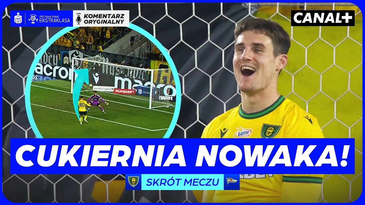 NOWAK ROZDAJE CIASTECZKA! GIGA FORMA GIEKSY! GKS – LECHIA, SKRÓT MECZU