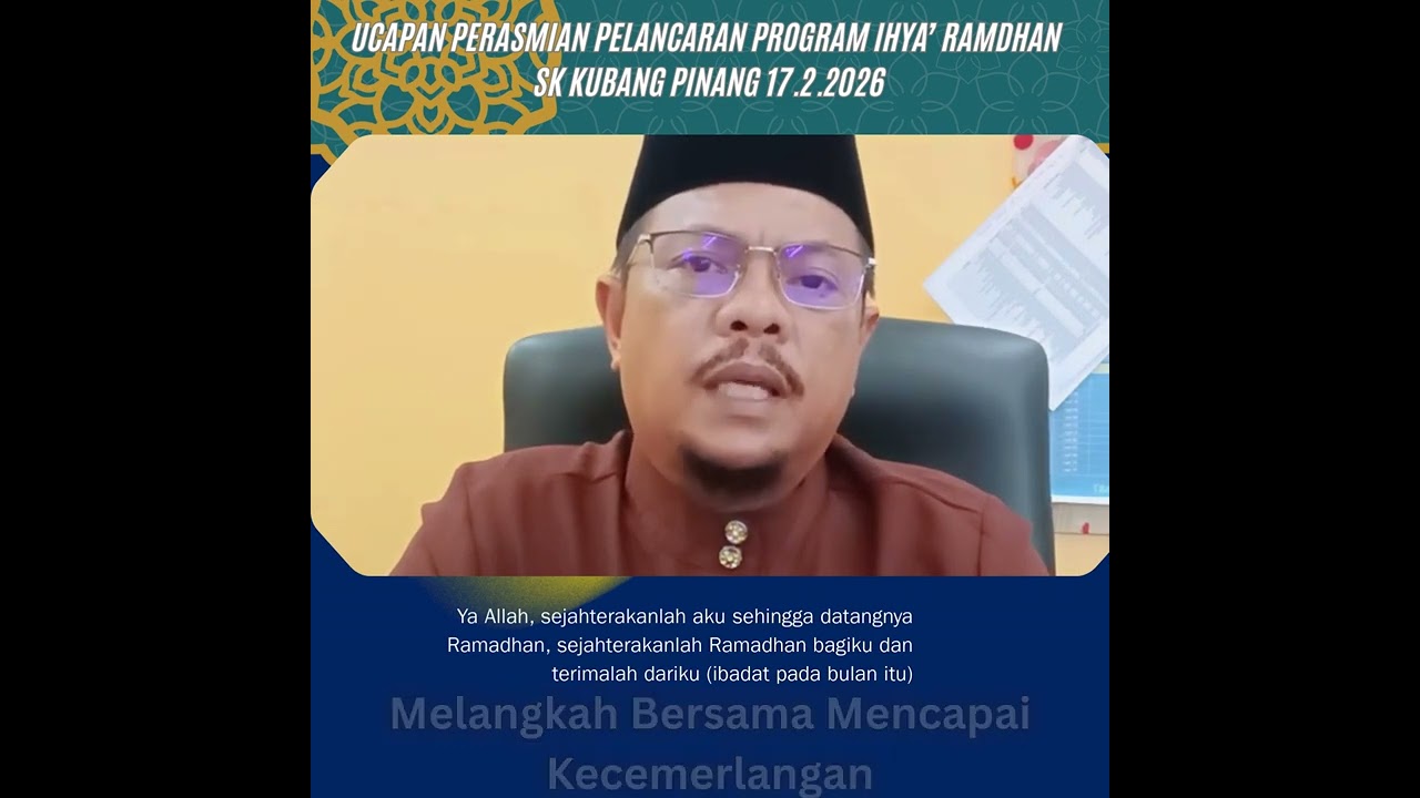 Pelancaran program ihya' ramadhan 2026