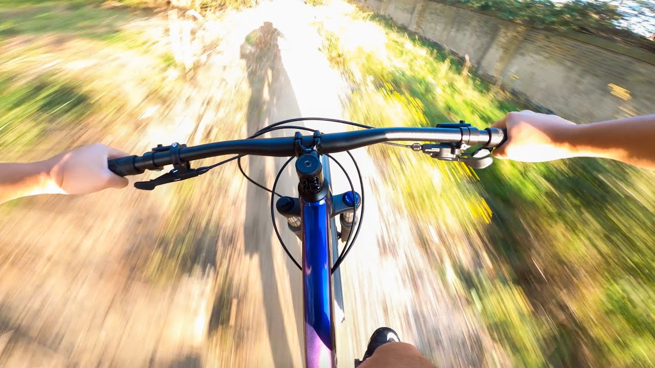 First trail on my 2021 Trek Roscoe 6 and learning wheelies!