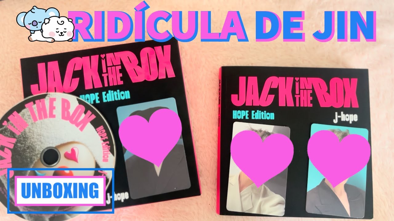 Unboxing Hobi JACK IN THE BOX (Hope Edition)