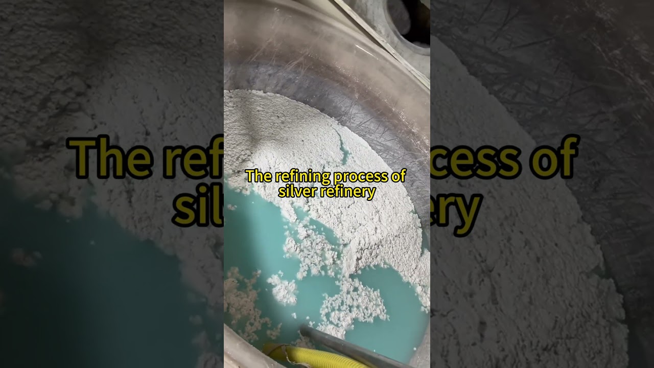 The refining process of silver refinery. #refining #silver #foryou