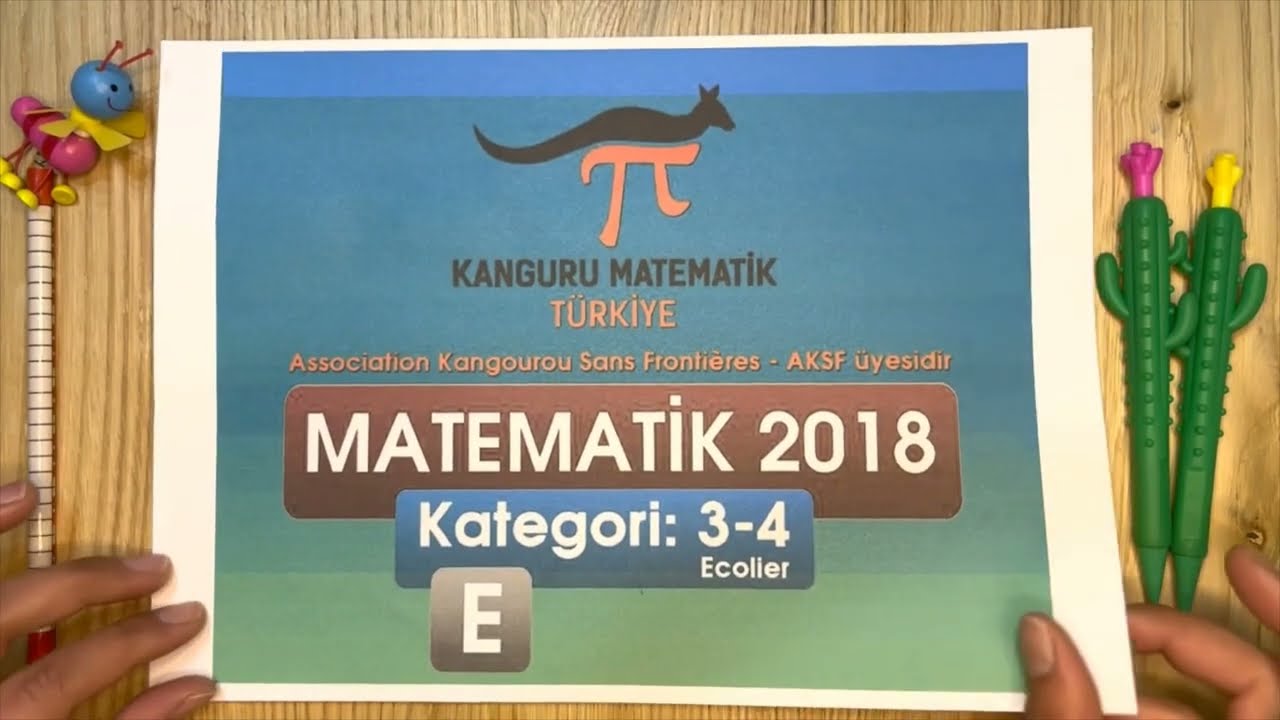 Kanguru Matematik Çözümleri 3. Sınıf 4. Sınıf | 2018 Tüm Soruların Çözümü | Detaylı