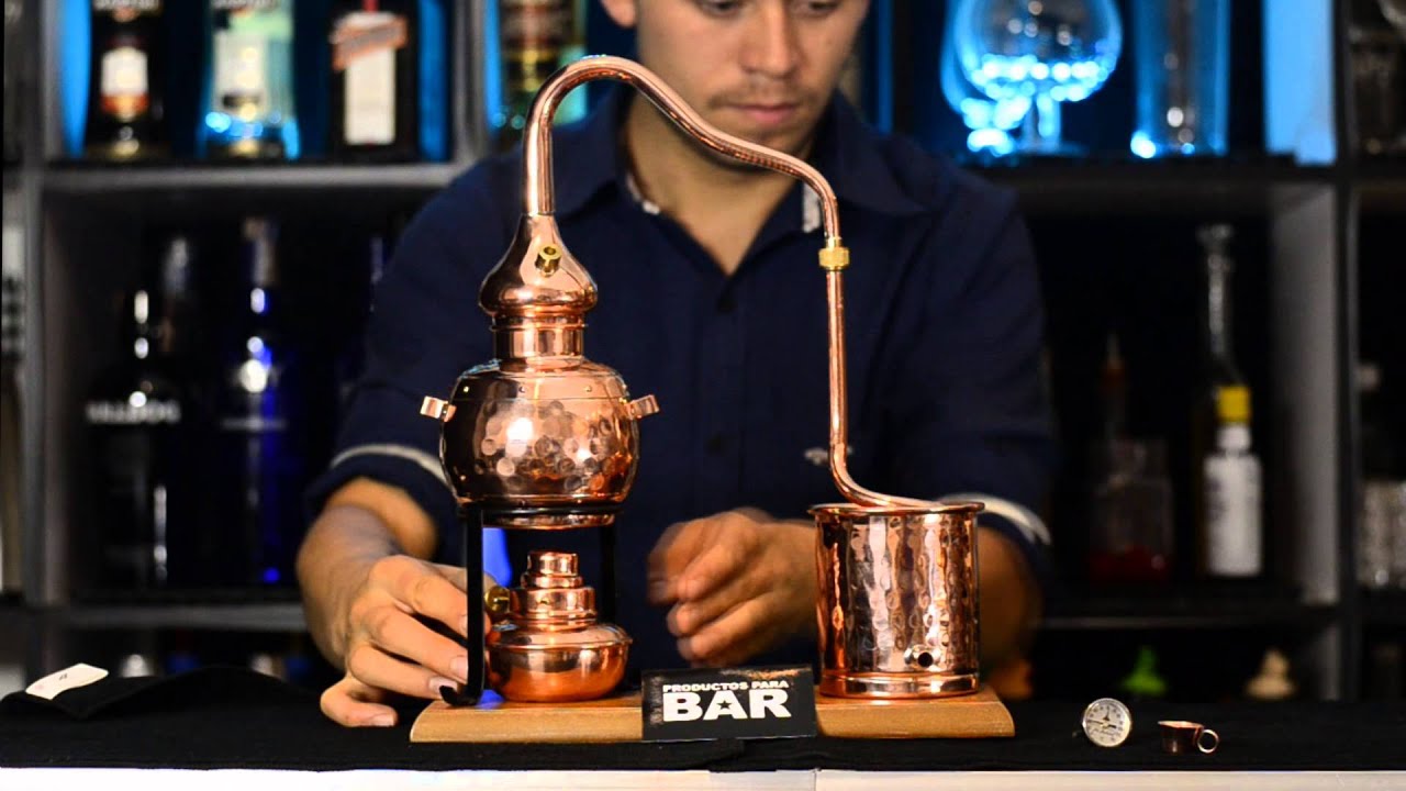 Alambique portatil en cobre. Destila tu propio alcohol