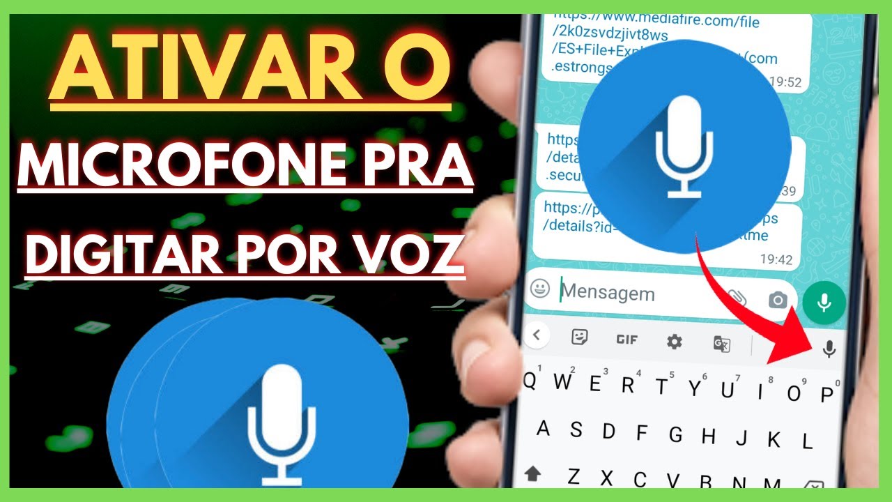 COMO ATIVAR O MICROFONE DO TECLADO PARA DIGITAR POR VOZ