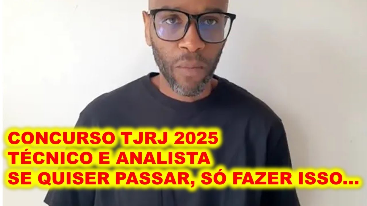Concurso TJ RJ 2025 : como gabaritar prova Técnico e Analista