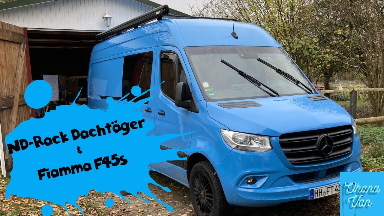 ND-Rack Dachträger & Fiamma F45s Mercedes Sprinter Ohana-Van