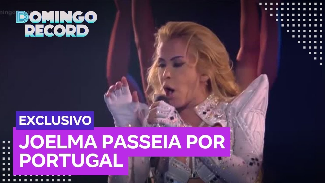 Domingo Record passa o dia com Joelma em Portugal