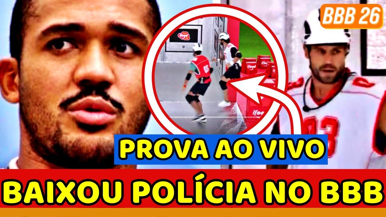 😇BBB26: POLÍCIA NO BBB; Resultado DA PROVA DO ANJO AUTO IMUNE e MONSTRO AO VIVO; Juliano SURTA