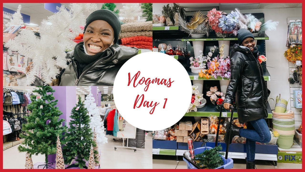 It's VLOGMAS Day 1! Shopping for christmas + getting ready to vlog