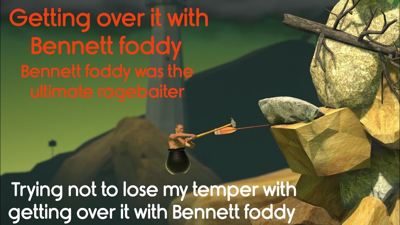 Getting over it with Bennett foddy (the ultimate ragebaiter)