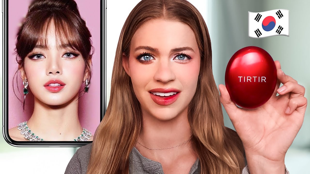 I Tried KOREAN vs AMERICAN Makeup!