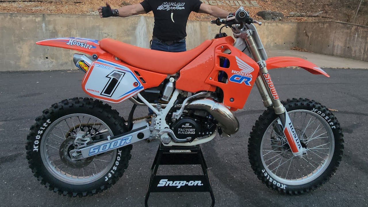 SPECTACULAR 1990 HONDA CR500R, THE HOLY GRAIL OF BIG BORE 2 STROKES