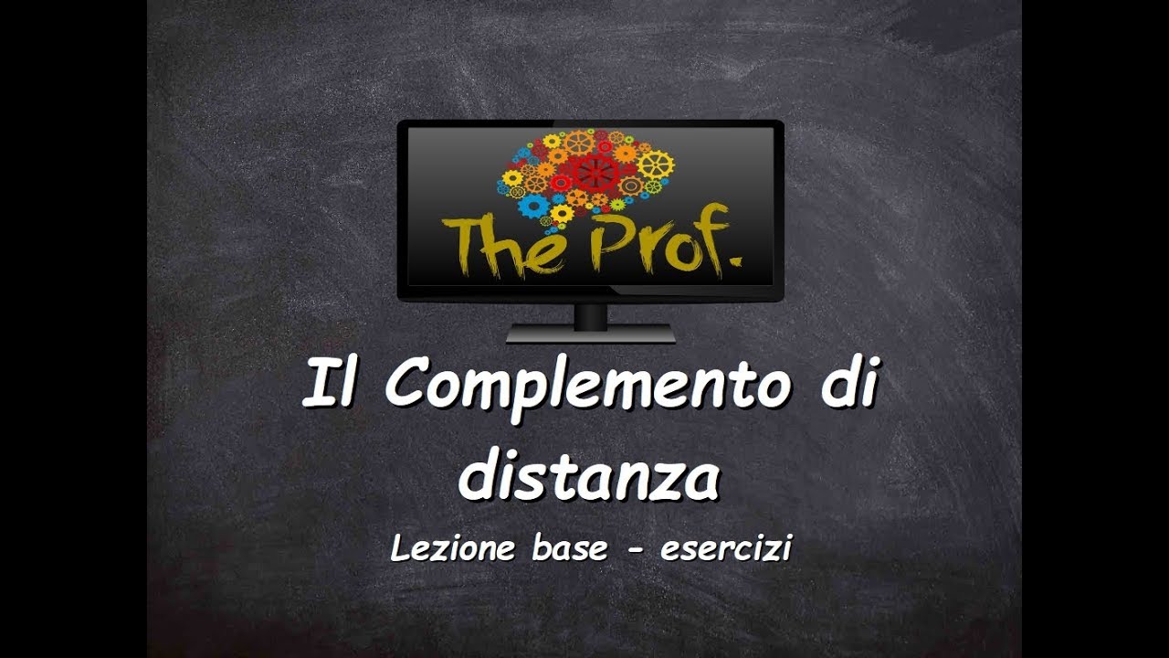 Analisi logica: Il Complemento di distanza (esercizi)
