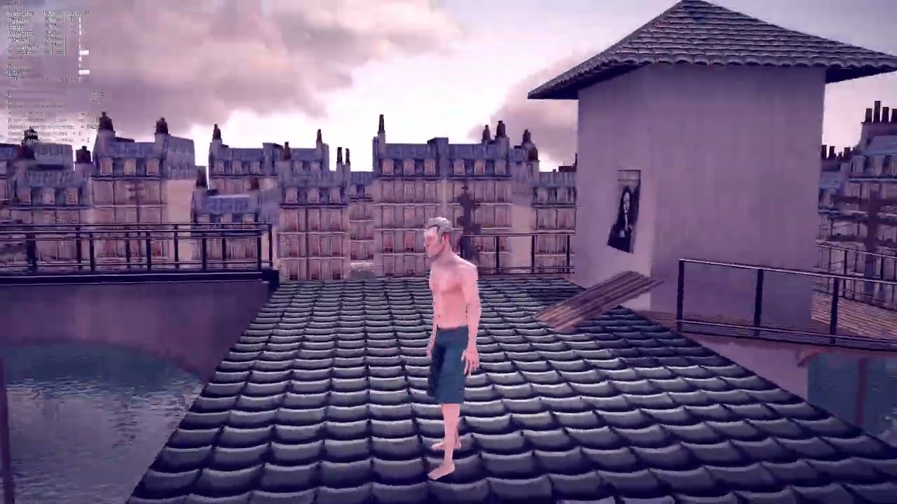 UPBGE Berseau Game - city test and free roam