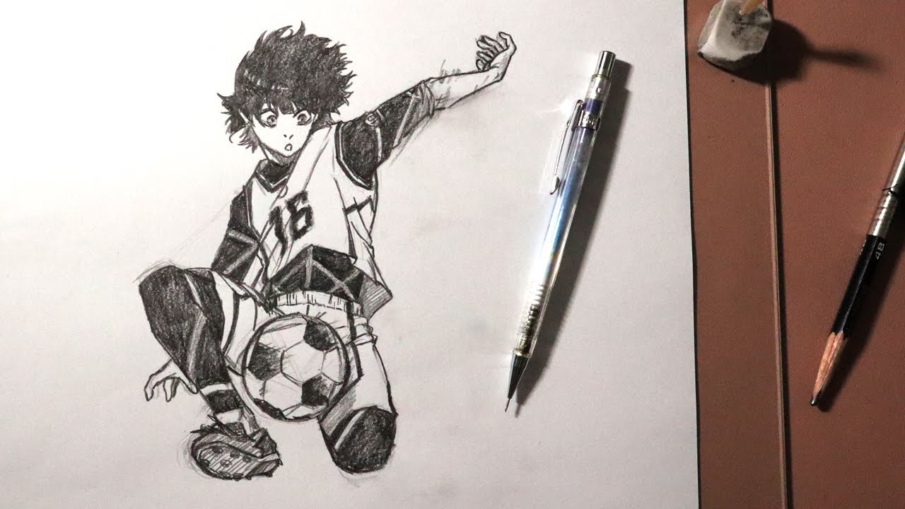 Bachira Meguru zeichnen / Blaues Schloss / Fußball-Manga