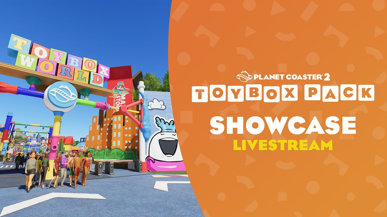Toybox Pack Showcase | Live Gameplay | Planet Coaster 2