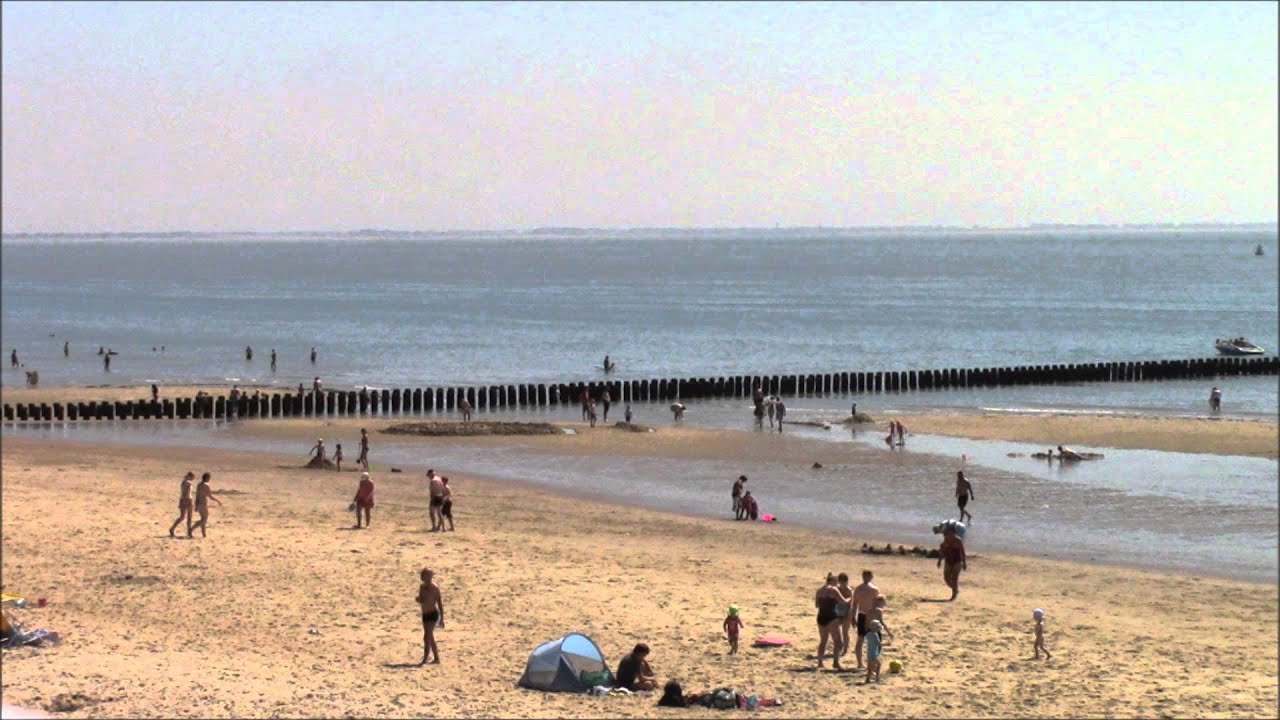 17/07/14 Video- en fotobeelden van het strand van Zoutelande Zeeland