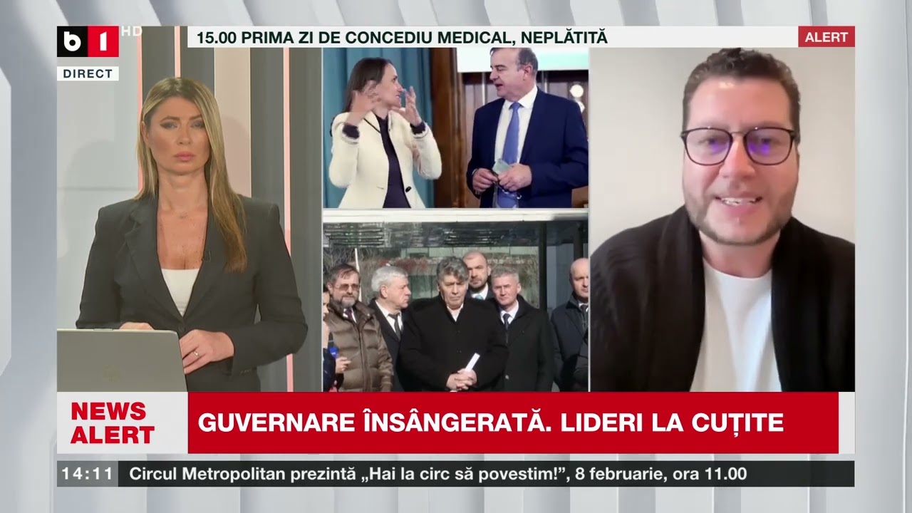 TALK B1 CU G.MIHAI. PMB, SUB TIRUL ACUZAȚIILOR LUI BĂLUȚĂ/CONCEDIUL MEDICAL NEPLĂTIT, PE MASA CCR P3