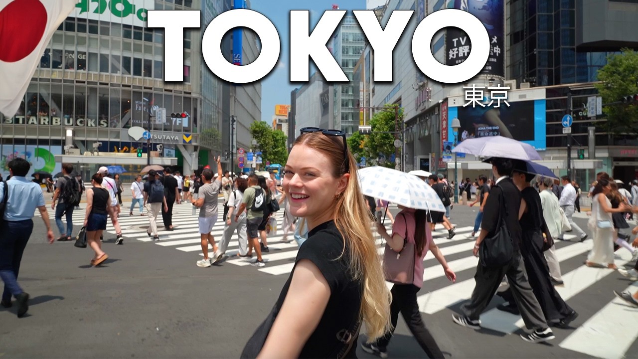 Самый безумный город в мире 🇯🇵 мой первый визит в Токио, Япония! Скоростной поезд из Киото и прог...