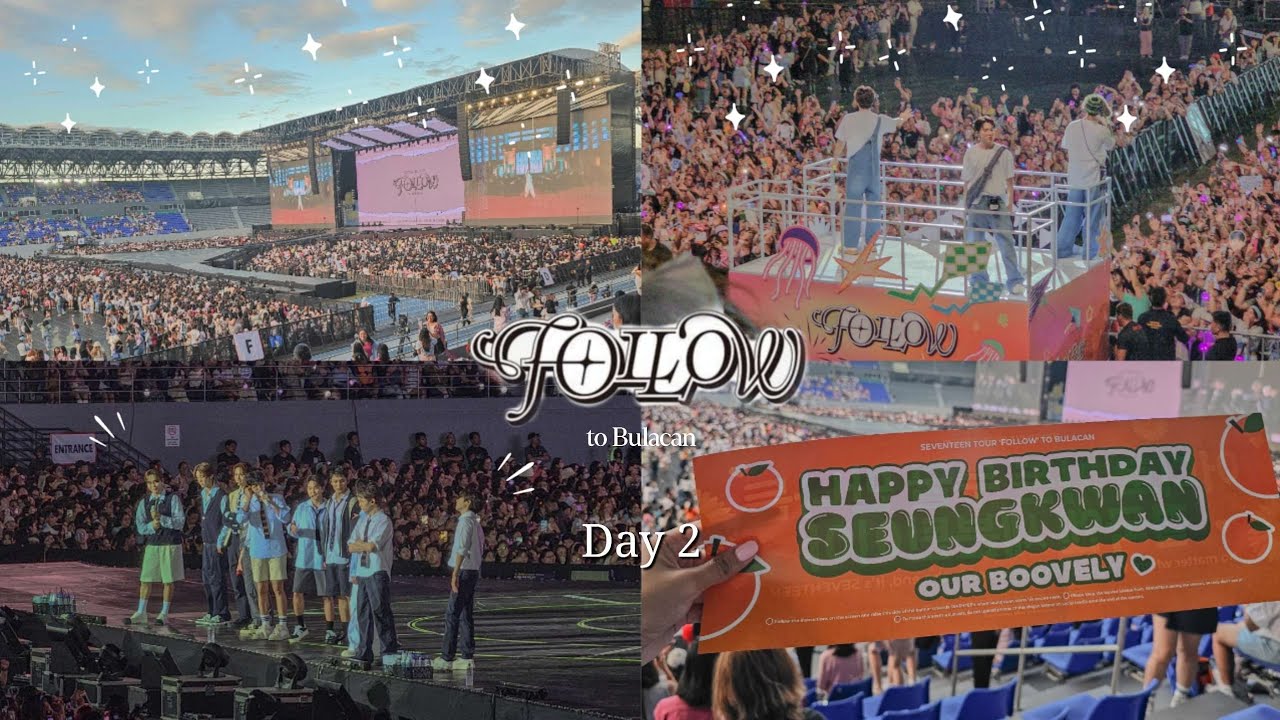 { Carat Vlog } SEVENTEEN Follow To Bulacan Day 2 | Bleachers, Concert Haul