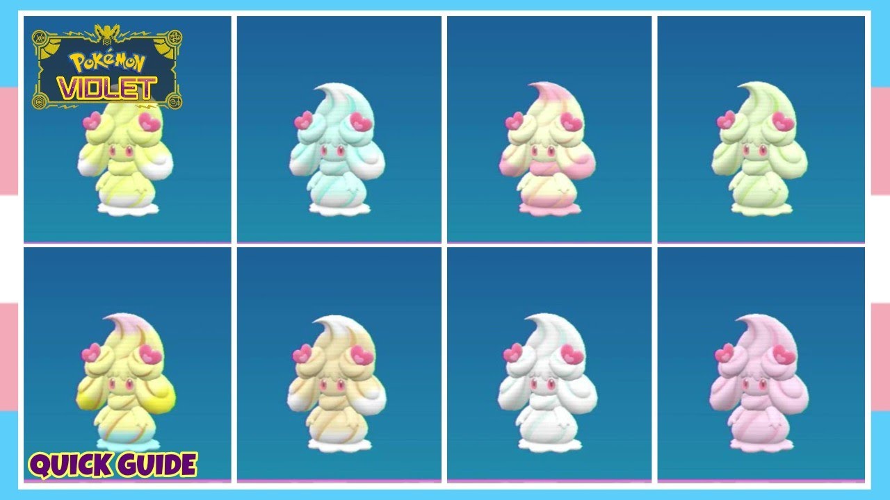 How To Evolve Milcery Into All Cream/Swirl Alcremie Forms In Pokemon Scarlet & Violet *Indigo Disk*