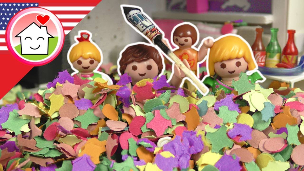 Playmobil English - New Year’s with the Hauser Family