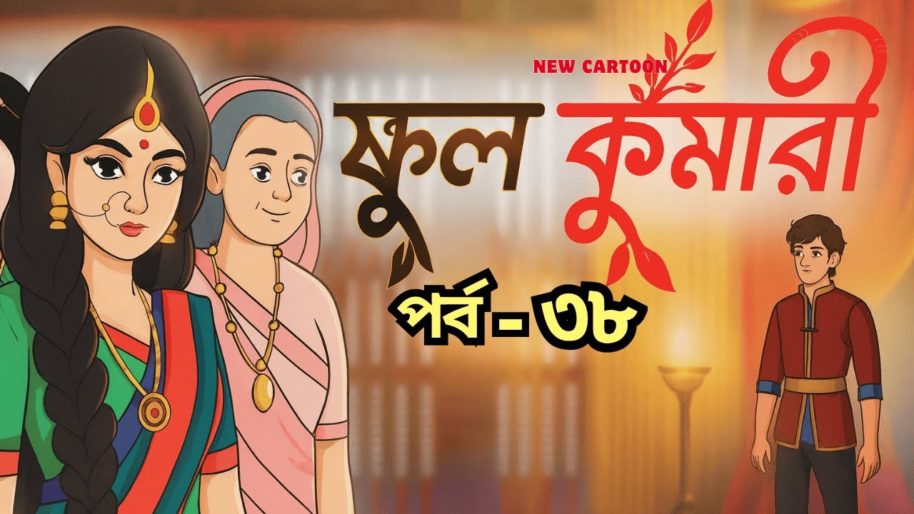 ফুলকুমারী পর্ব ৩৮ | Bangla Cartoon | ফুলকুমারীর জাদুকরী গল্প | Fulkumari Cartoon in Bengali