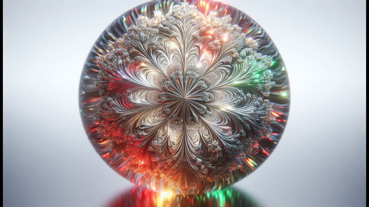 球形のフラクタルアート1 Spherical fractal art1