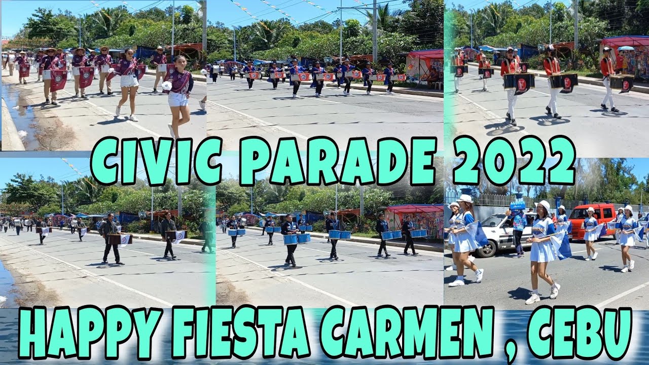 Happy Fiesta Carmen Cebu Philippines | Civic Parade 2022.