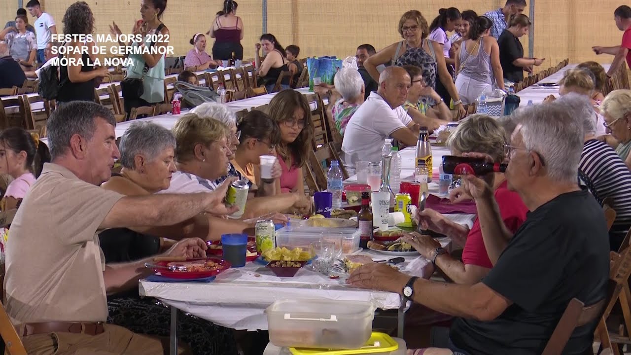 Festes Majors de Móra la Nova 2022: Sopar de Germanor
