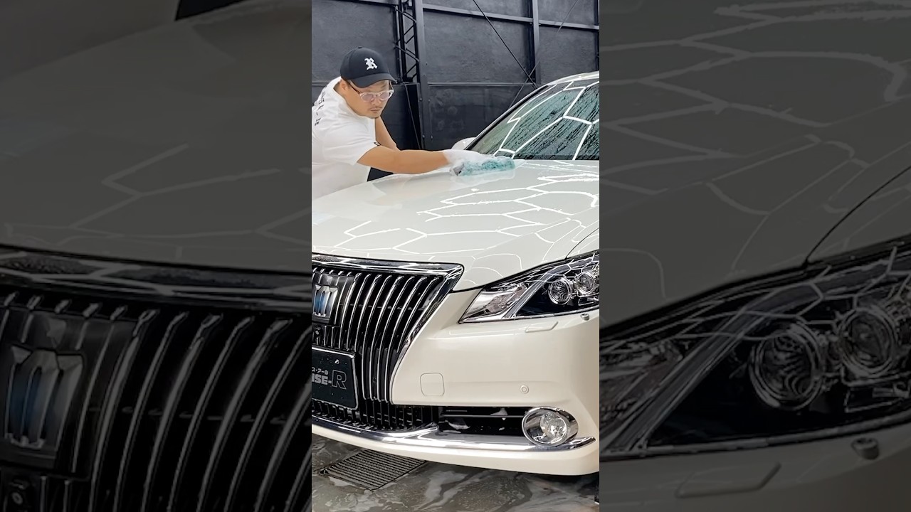 【洗車】水垢ヘドロ鉄粉ウロコだらけのクラウンマジェスタ24時間かけて徹底洗車で蘇らせる　car detailing toyota crown majesta