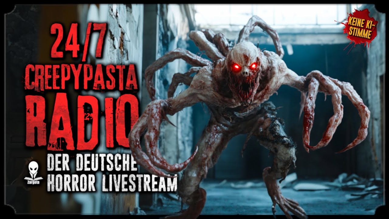 24/7 Creepypasta Radio: Der Horror-Hörbuch Livestream auf deutsch