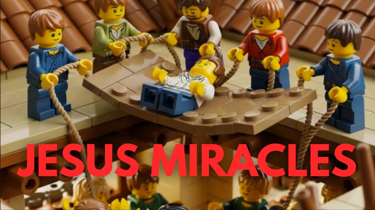 🌟 LEGO Bible Story: Jesus Heals the Paralyzed Man! (Mark 2 Animation)