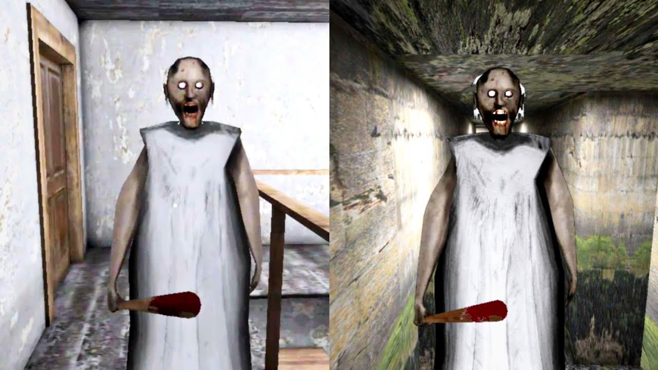 Granny New Update 1.9 Granny Inside House Vs Granny Inside Sewer | Granny New Update