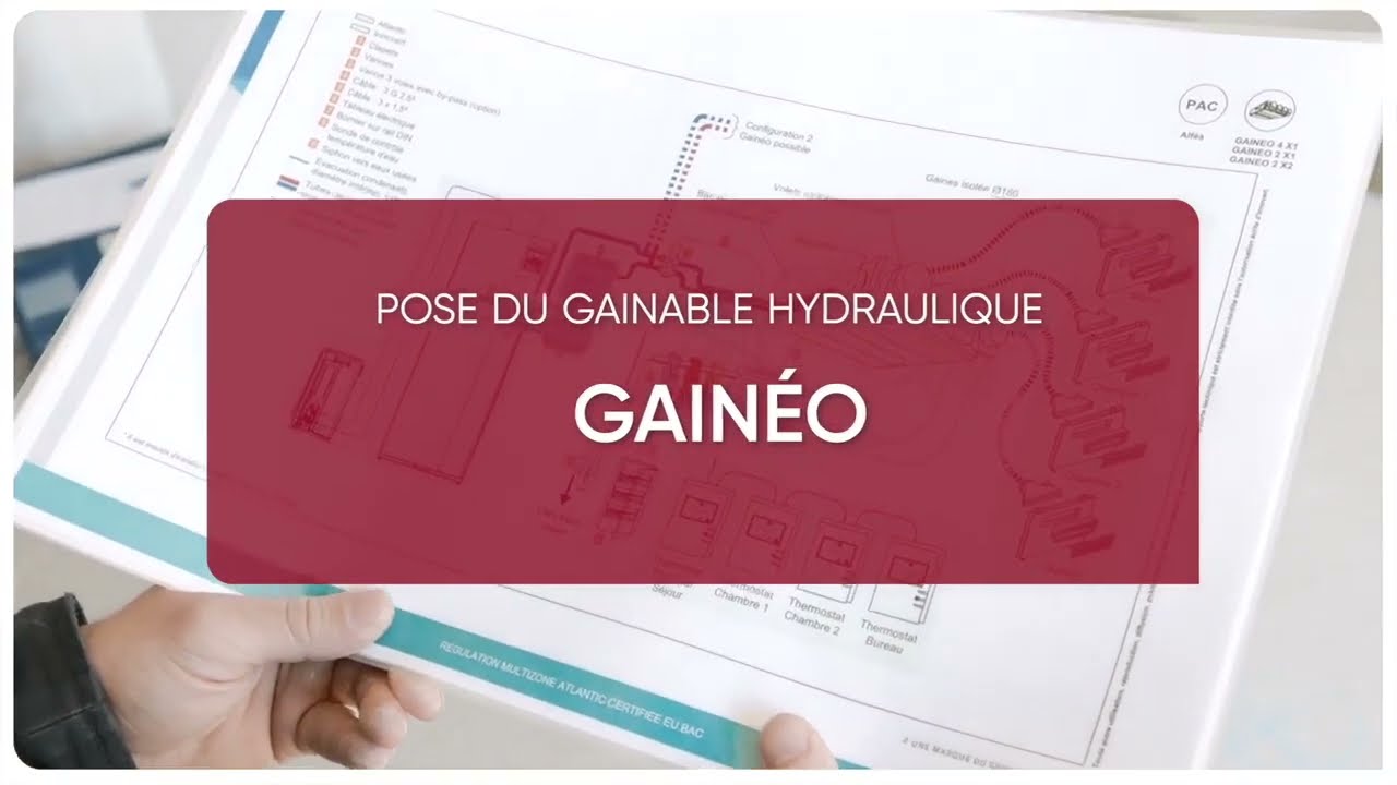 Installation Gainéo - étape 4 : Liaisons électriques et hydrauliques