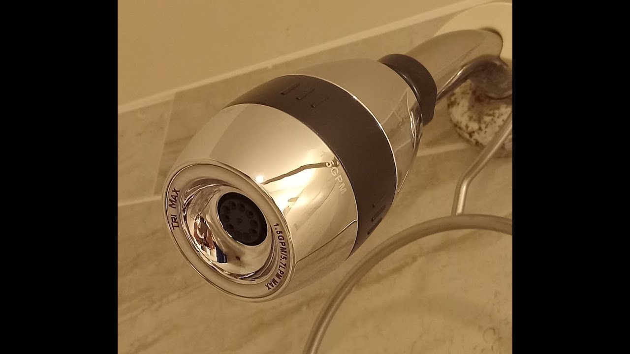 Niagara Conservation Tri-Max Shower Head (N2615CH) (0.5 to 1.5 GPM)