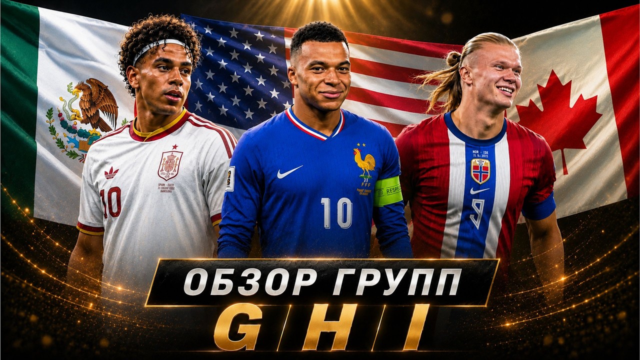 Чемпионат Мира 2026 | Обзор Групп - G | H | I