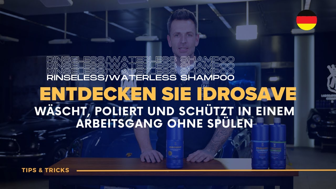 Autoaufbereitung: Entdecken Sie Idrosave, das spül-/wasserlose Waschsystem by Labocosmetica