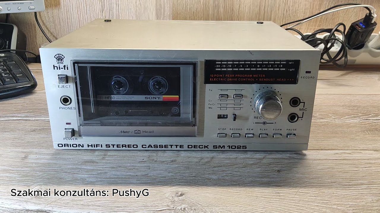 Orion Hi-Fi karbantartás. A deck (Orion SM 1025)