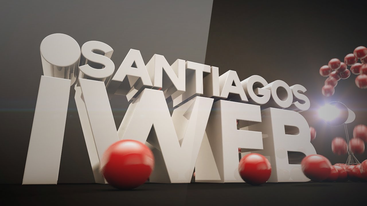 iSantiaGosWeb: Dinamica en Cinema 4D (Caida de texto, cubos, etc..)