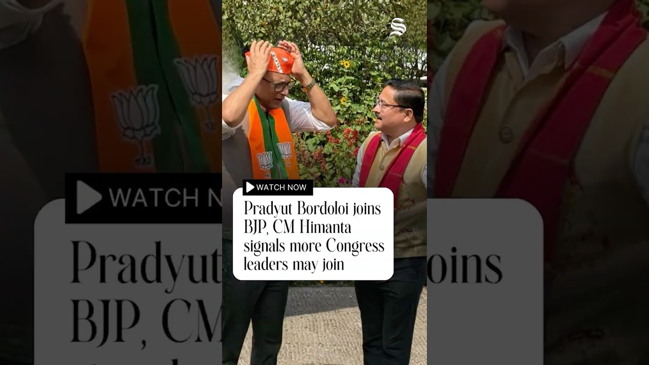 Pradyut Bordoloi joins BJP, CM Himanta signals more Congress leaders may join