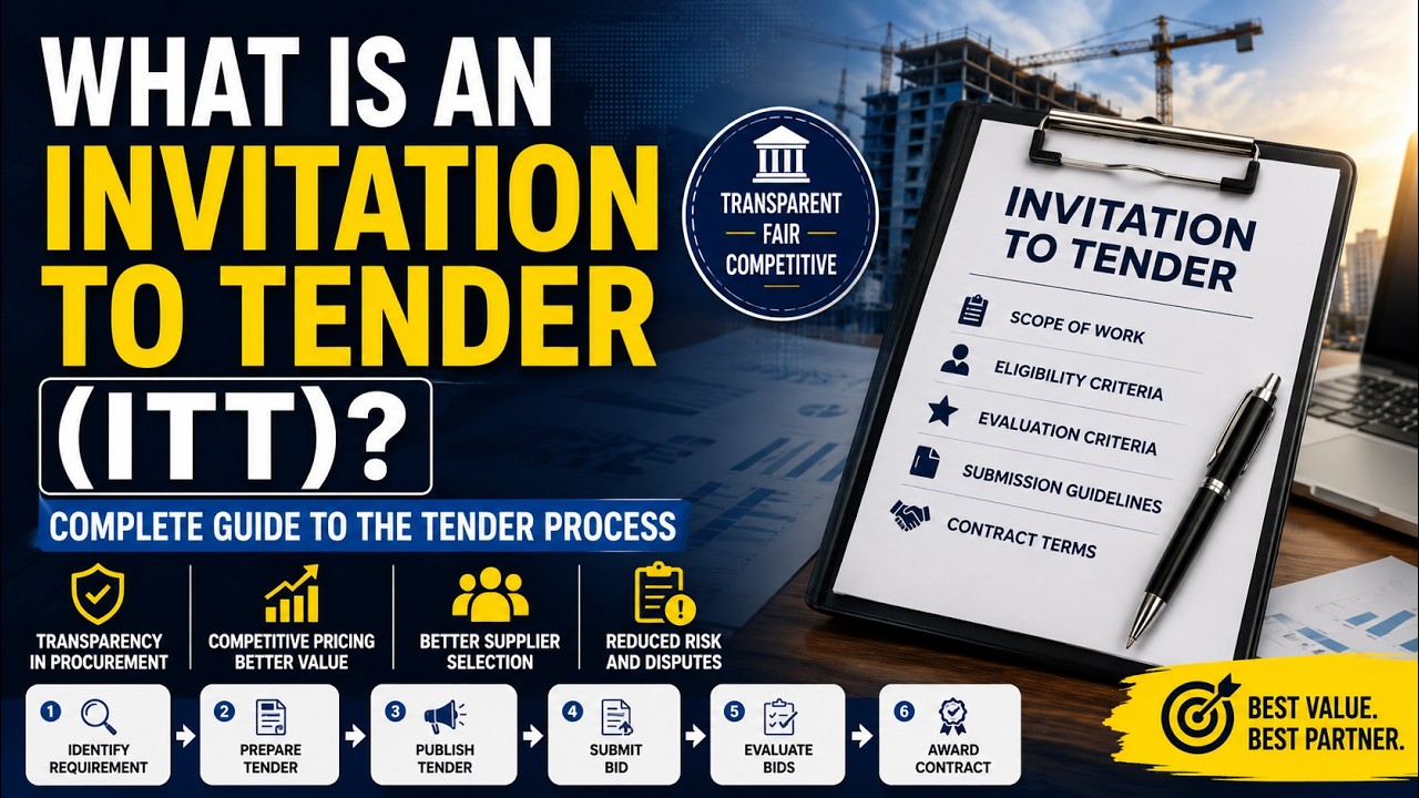 What Is an Invitation to Tender ITT  Complete Guide to the Tender Process