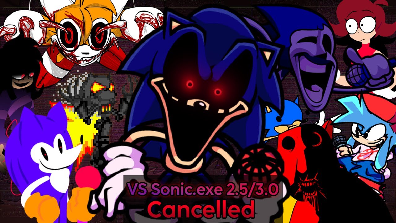 VS Sonic.exe 2.5 / 3.0 Unfinished/Cancelled Build | Friday Night Funkin' Mods