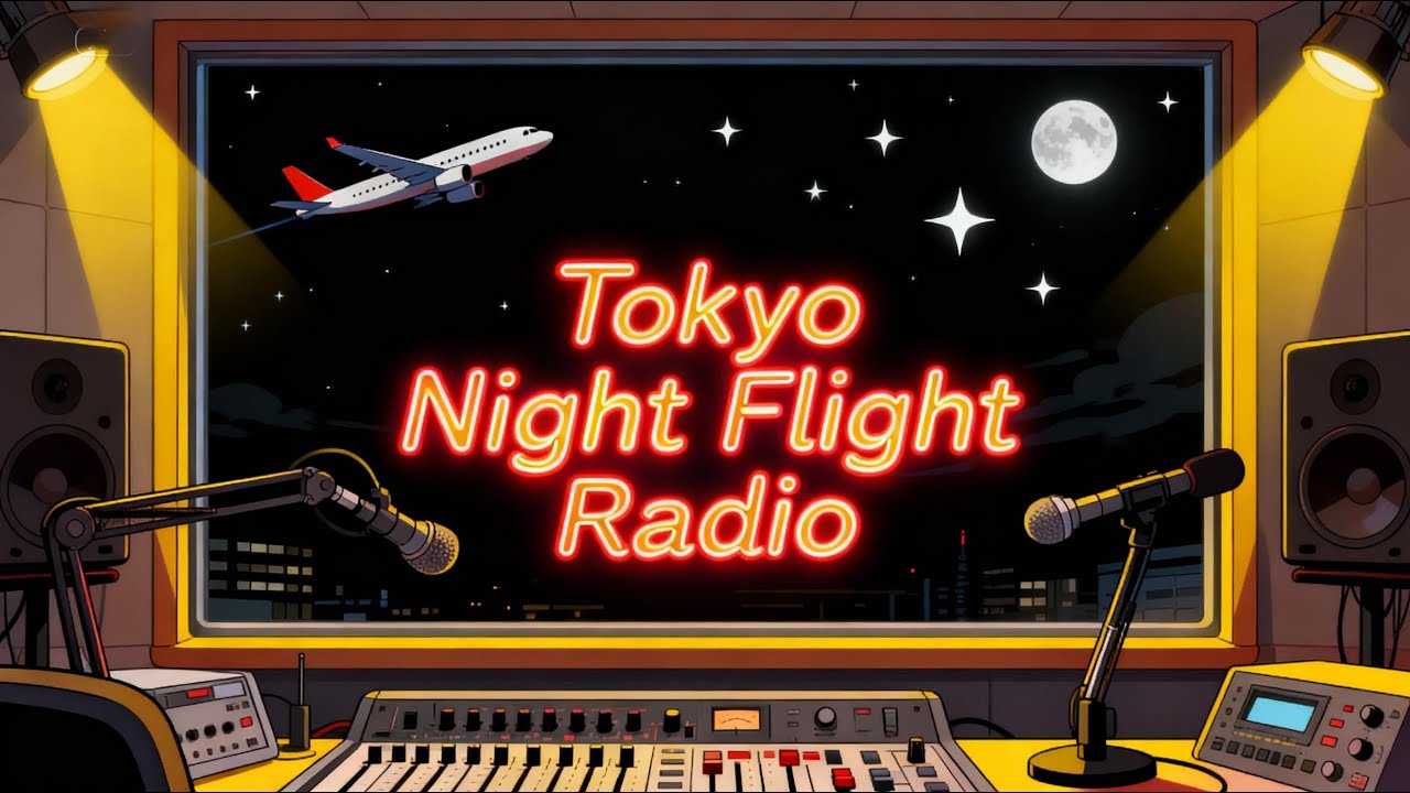 # 213 Tokyo Night Flight Radio | Lo-fi World Fusion Grooves | Cross-Cultural Soundscape