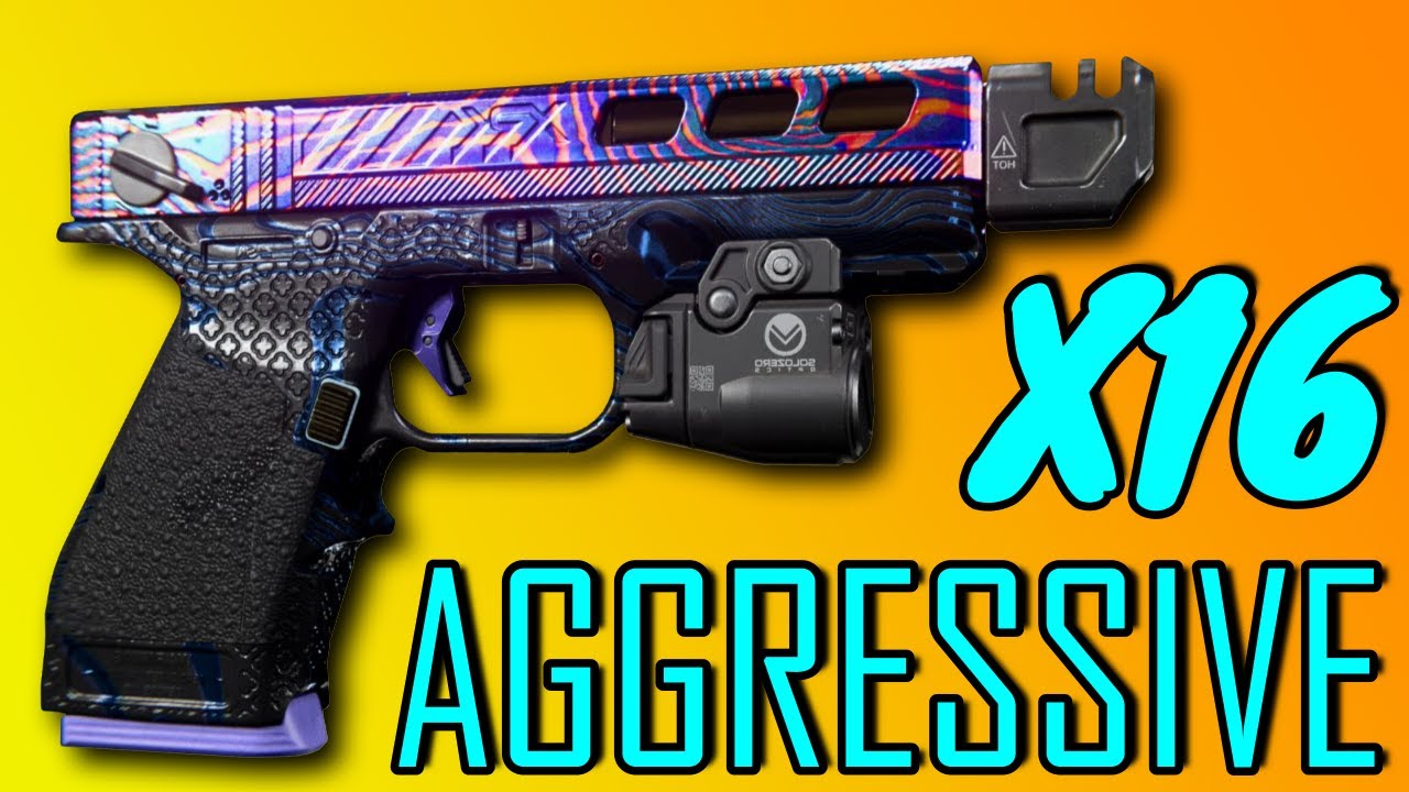 Most Aggressive X16 Class Setup Possible!!! Pistol Class Setup!!! Best Modern Warfare Class Setups!