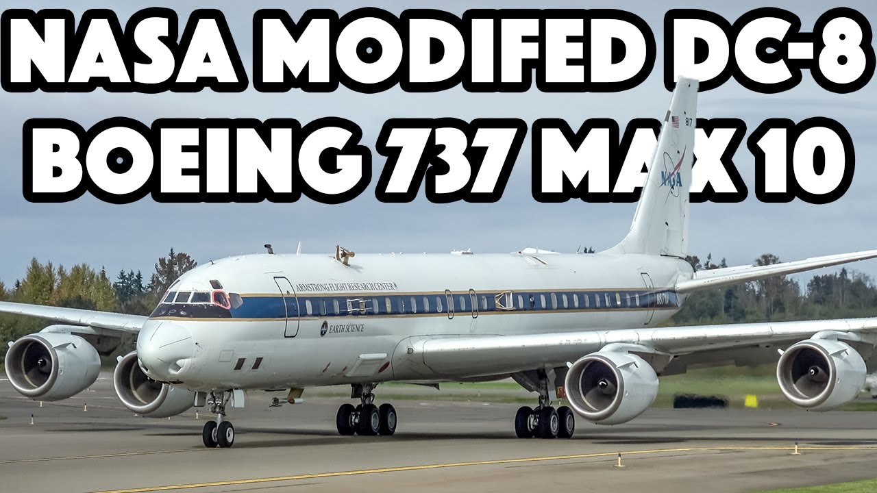 MODIFIED DC-8 LABORATORY?! NASA Douglas DC-8-72 in Paine Field (PAE / KPAE)