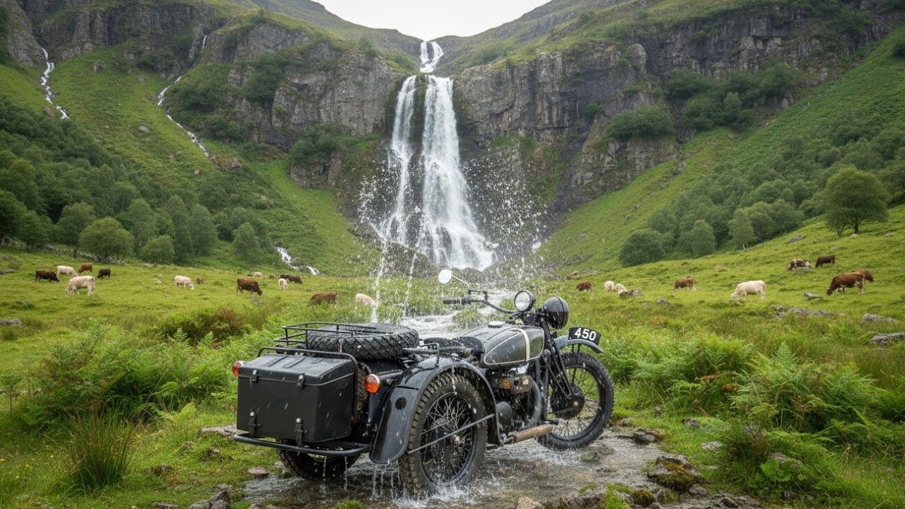 This Military-Style Vintage Sidecar Motorcycle Is Built for Extreme Adventure