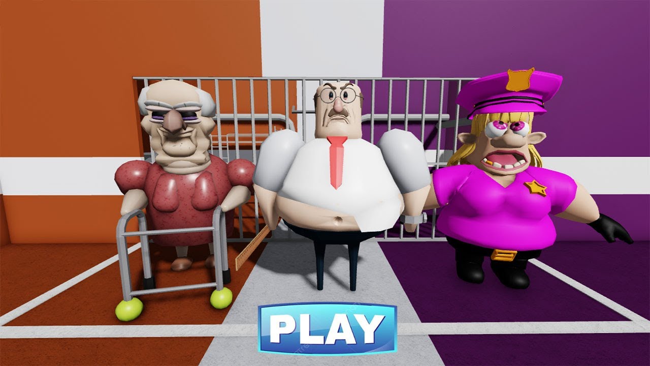 MR.PICKLE Vs GRUMPY GRANDPA Vs BRUNO POLICE GIRL !! FULL GAMEPLAY #roblox #robloxjumpscare