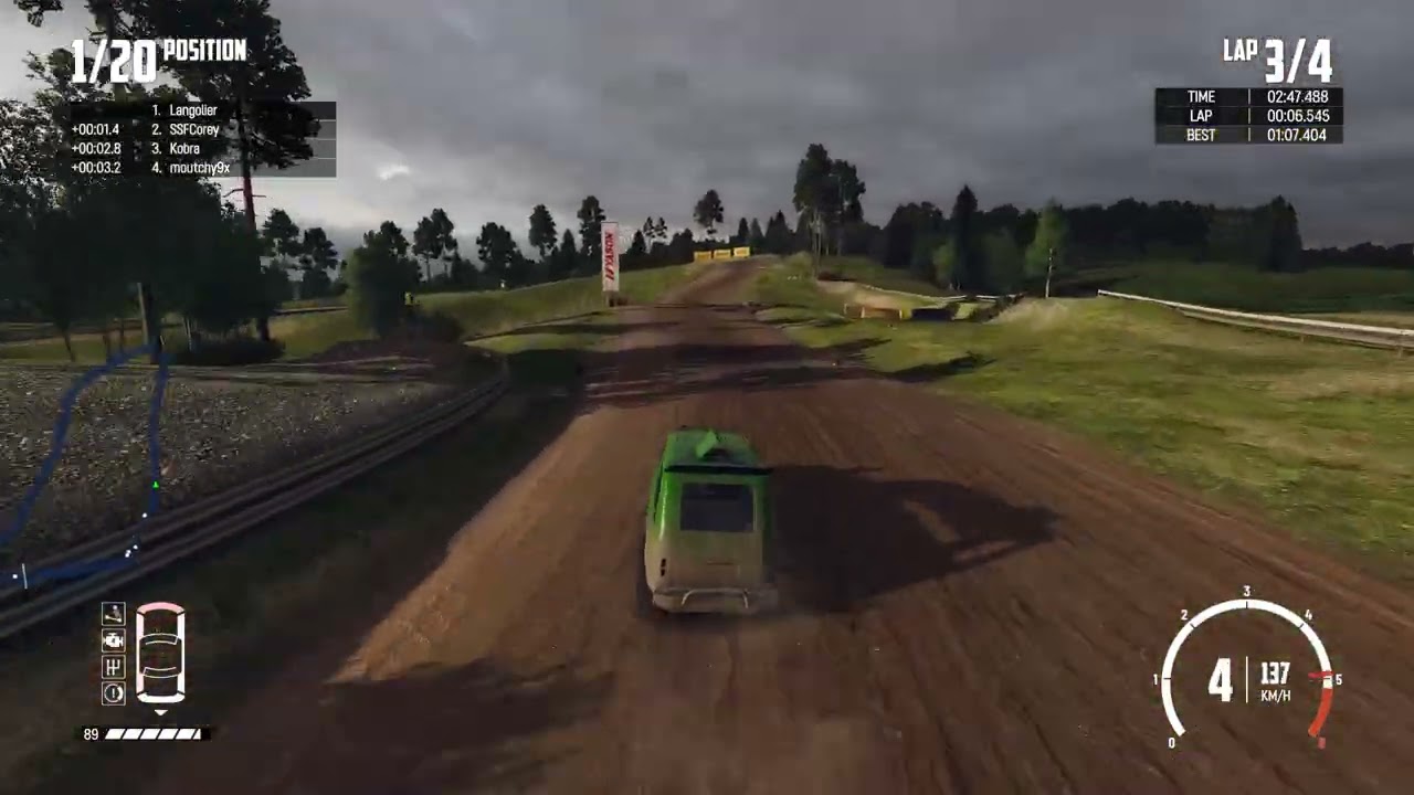 26 0130 Wreckfest Hearse on Pinehills Rally Rev